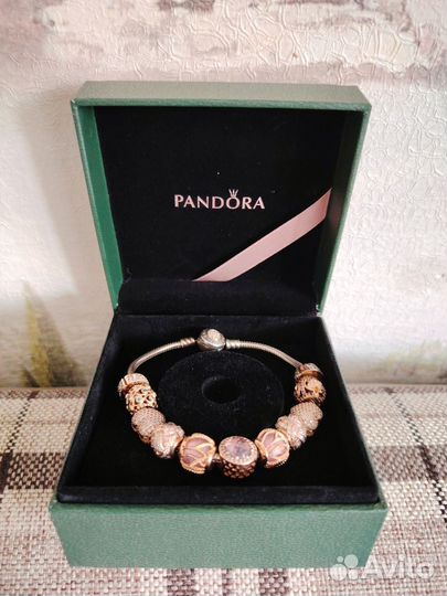 Pandora браслет с шармами