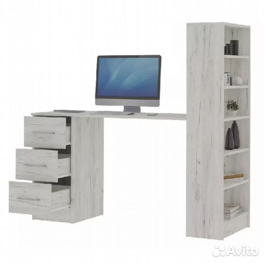 Стол компьютерный со стеллажом новый