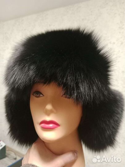 Шапка ушанка женская