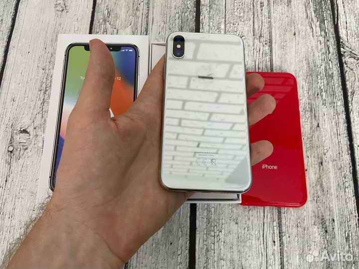 iPhone X 64 gb silver A1378