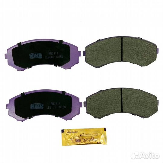 Колодки дисковые nibk PN3414