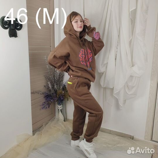 Джоггеры с флисом 7986