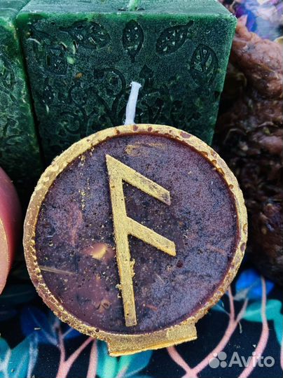 Восковая свеча Ансуз предсказания