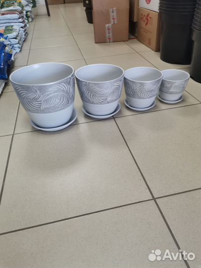 Керамические горшки для цветов