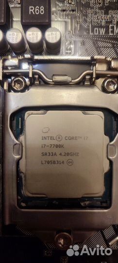Материнская плата с процессором i7 7700k