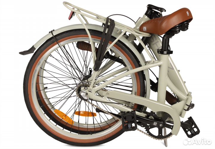 Cкладной велосипед Shulz Krabi Coaster свето-серый