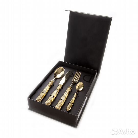 Версаль Голд Набор столовых приборов Domus на 6пер