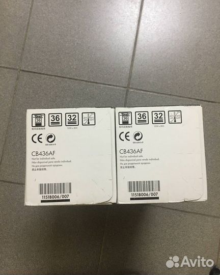 Картридж HP 36A CB436A Black (Original)