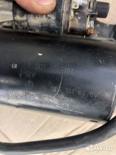 Стартер м112 м113 Mercedes Benz w211 w210