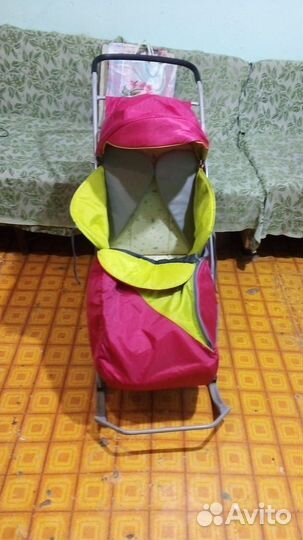 Детские санки коляска бу