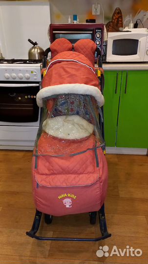 Санки коляска ника 7 3