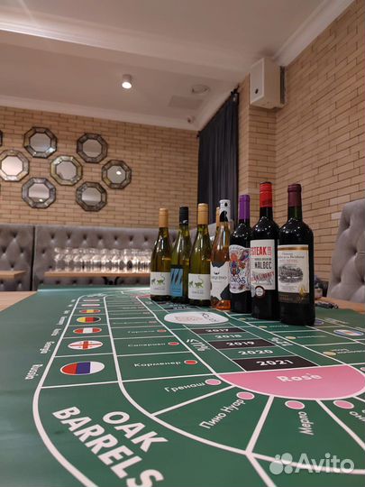 Винное казино, дегустация