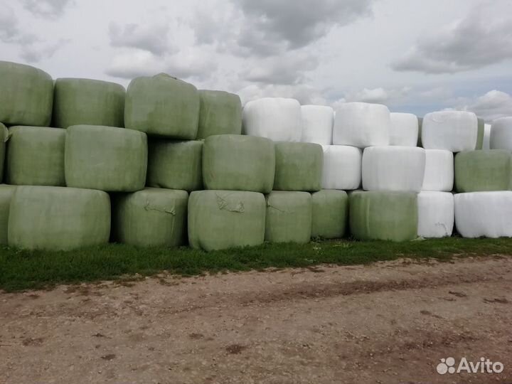 Сено, Сенаж в упаковке