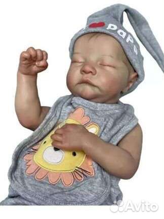 Мягконабивная кукла реборн 53 см