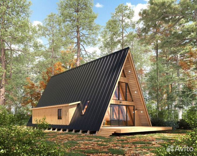 Каркасные дома А-фрейм