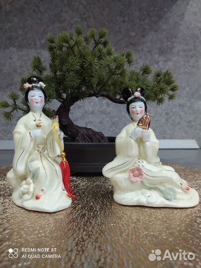 Статуэтка китаянка фарфор