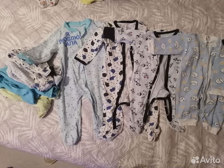 Пакет вещей для мальчика 0-6 месяцев