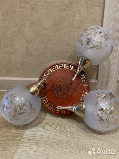 Люстра потолочная бу