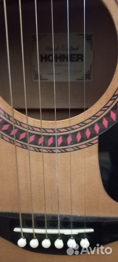 Классическая гитара hohner с футляром