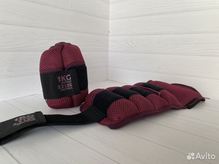 Регулируемые утяжелители 1 кг decathlon