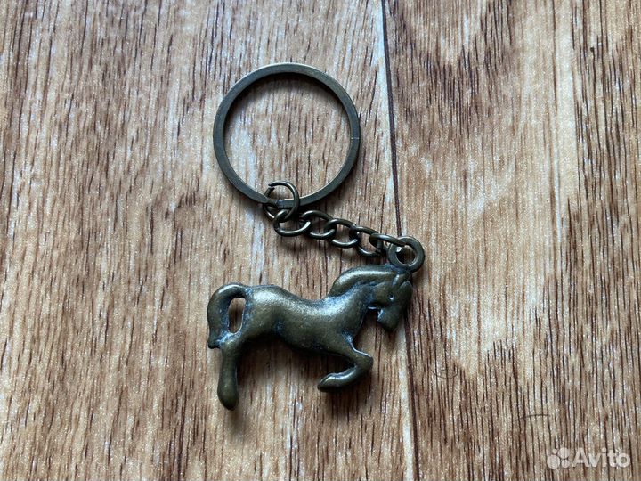 Брелок для ключей, СССР лошадь бронза