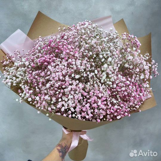 Цветная гипсофила Букет с доставкой