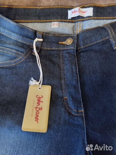 Джинсы женские новые, длина 107, пояс44, бедра52
