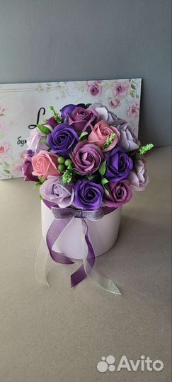 Мыльные цветы, розы, букеты из мыла, подарок