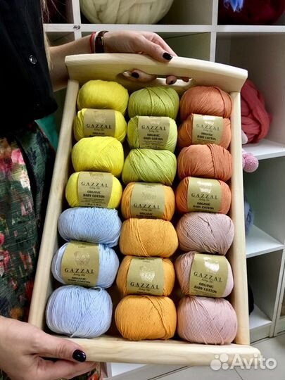 Пряжа для вязания Gazzal Organic Baby Cotton