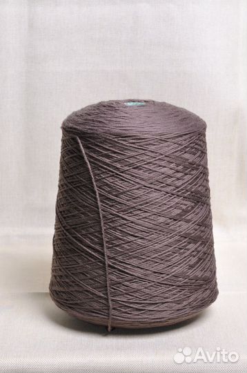Итальянская бобинная пряжа. Меринос. Коричневый