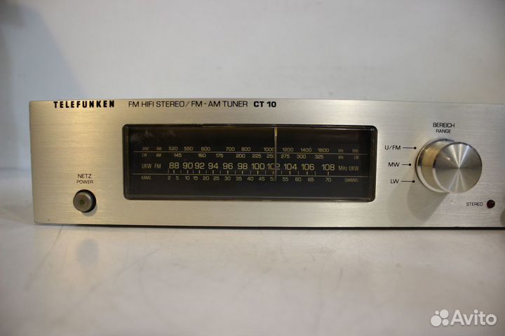 Telefunken CT 10 Стерео Тюнер Germany