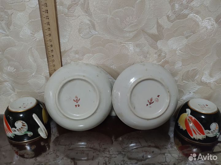 Винтаж: чайная пара 