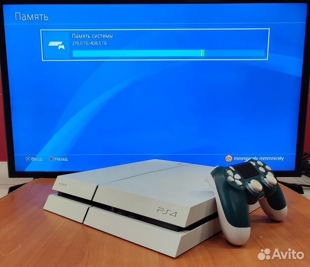 Playstation 4 500Гб белая матовая (CUH-1208A)
