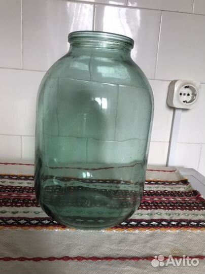 Банка стеклянная 5л и 10 л