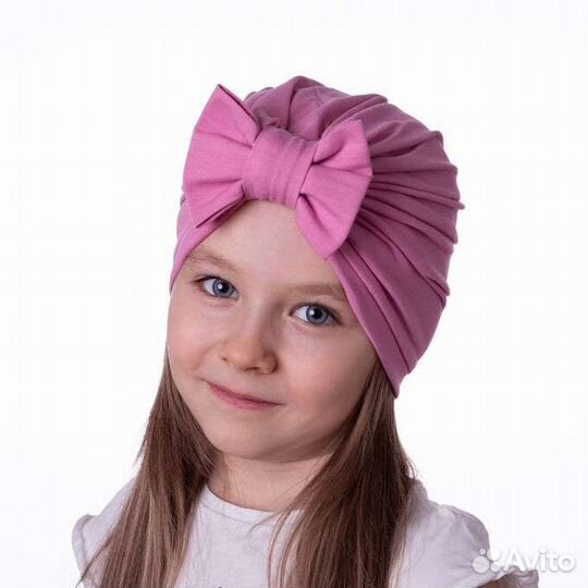Тюрбан шапка для девочки новая тёплая на осень