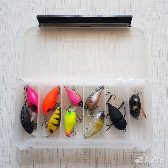 Воблеры бу в коробке