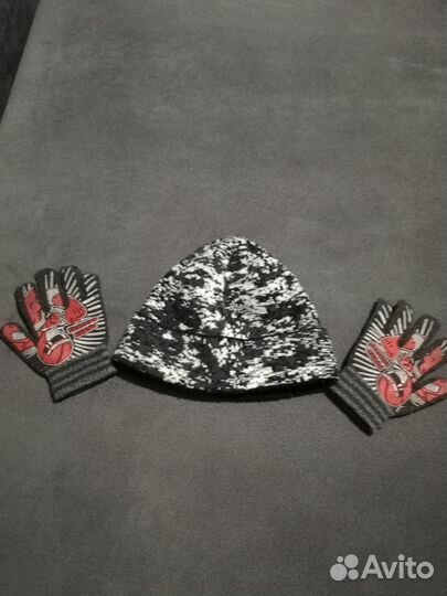 Шапка+перчатки