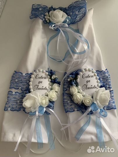 Свадебные украшения на бутылки