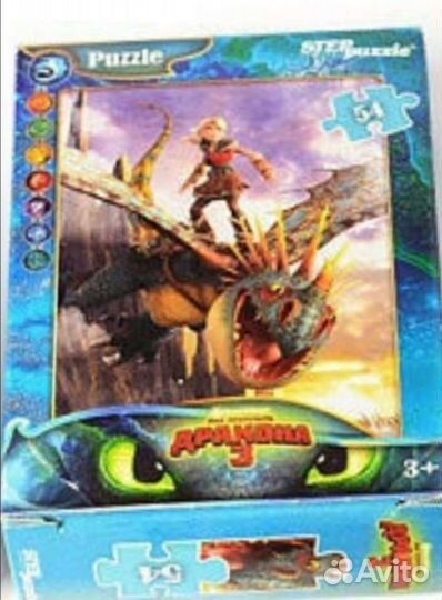 Как приручить дракона пазлы