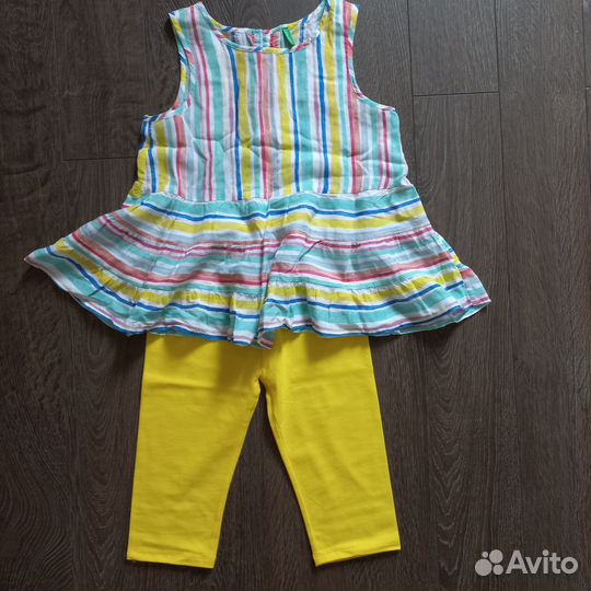 Пакетом летняя одежда Gulliver, Next р.134