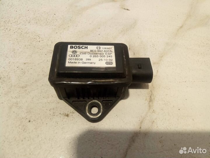 Датчик курсовой устойчивости Audi A6 4B/C5 рест