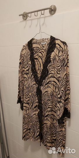 Халат женский шелковый