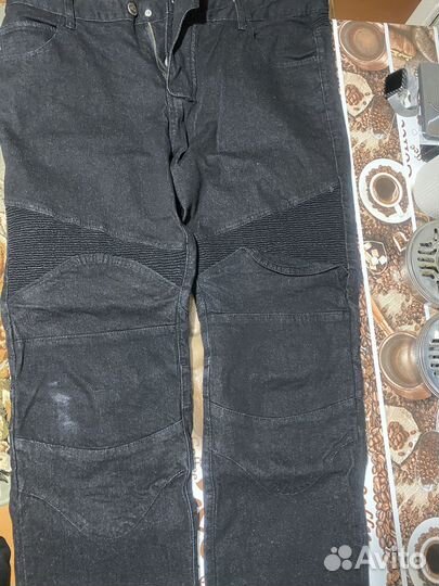 Мотоциклетные джинсы с защитой