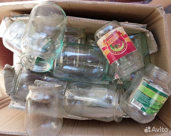 Банки мелкие и 3хлитровые