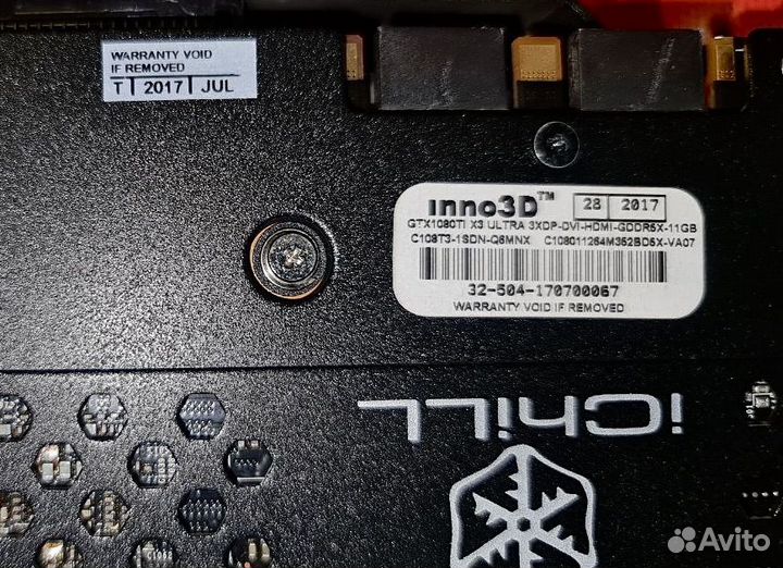 Видеокарта Geforce GTX 1080TI