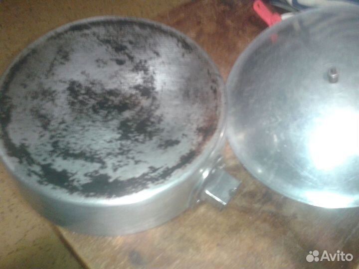 Фляжка и посуда из нержавейки и алюминия СССР