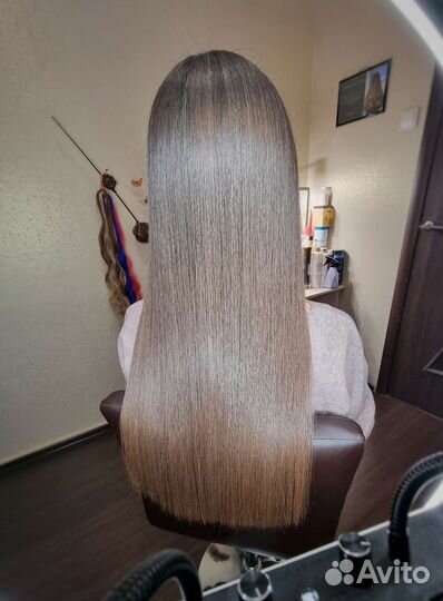 Кератиновое выпрямление, ботокс волос нанопластика