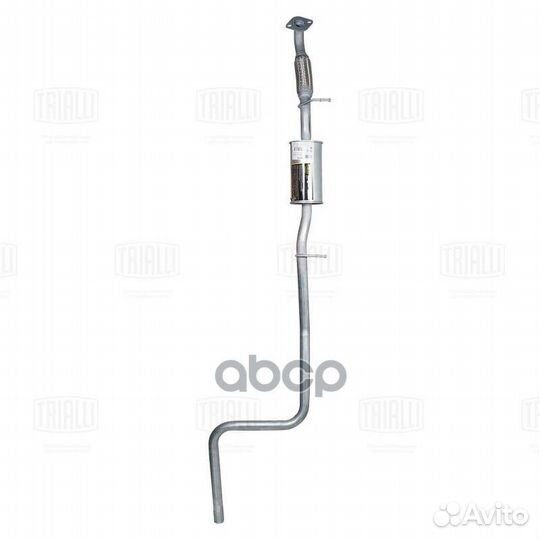 Резонатор Ford Fusion (02) 1.6i с гофрой (алюм