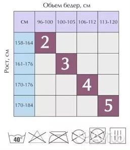 Колготки для беременных размер 4/5 черн. 150 ден