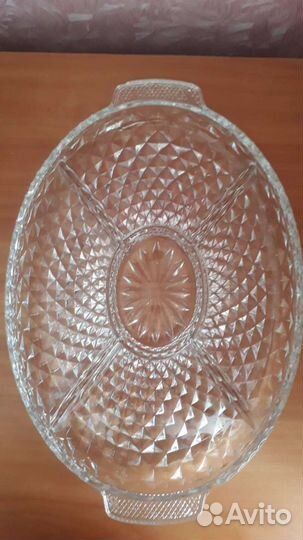 Менажница хрусталь